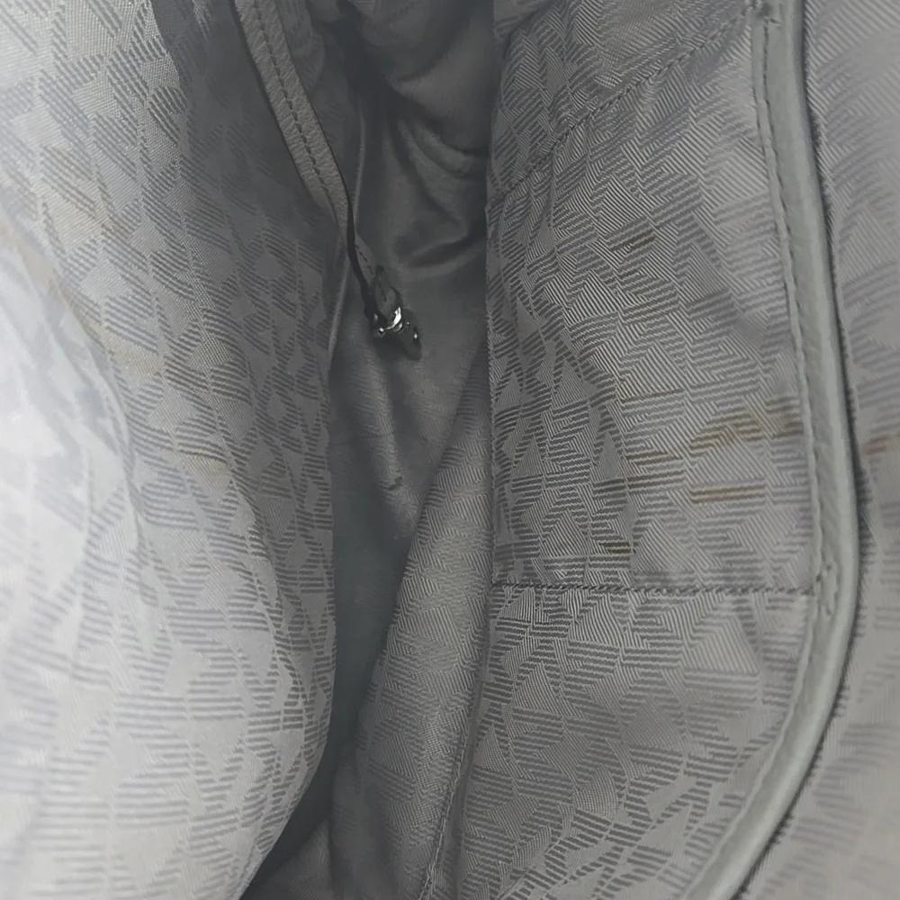 Michael Kors Gray Studded Backpack